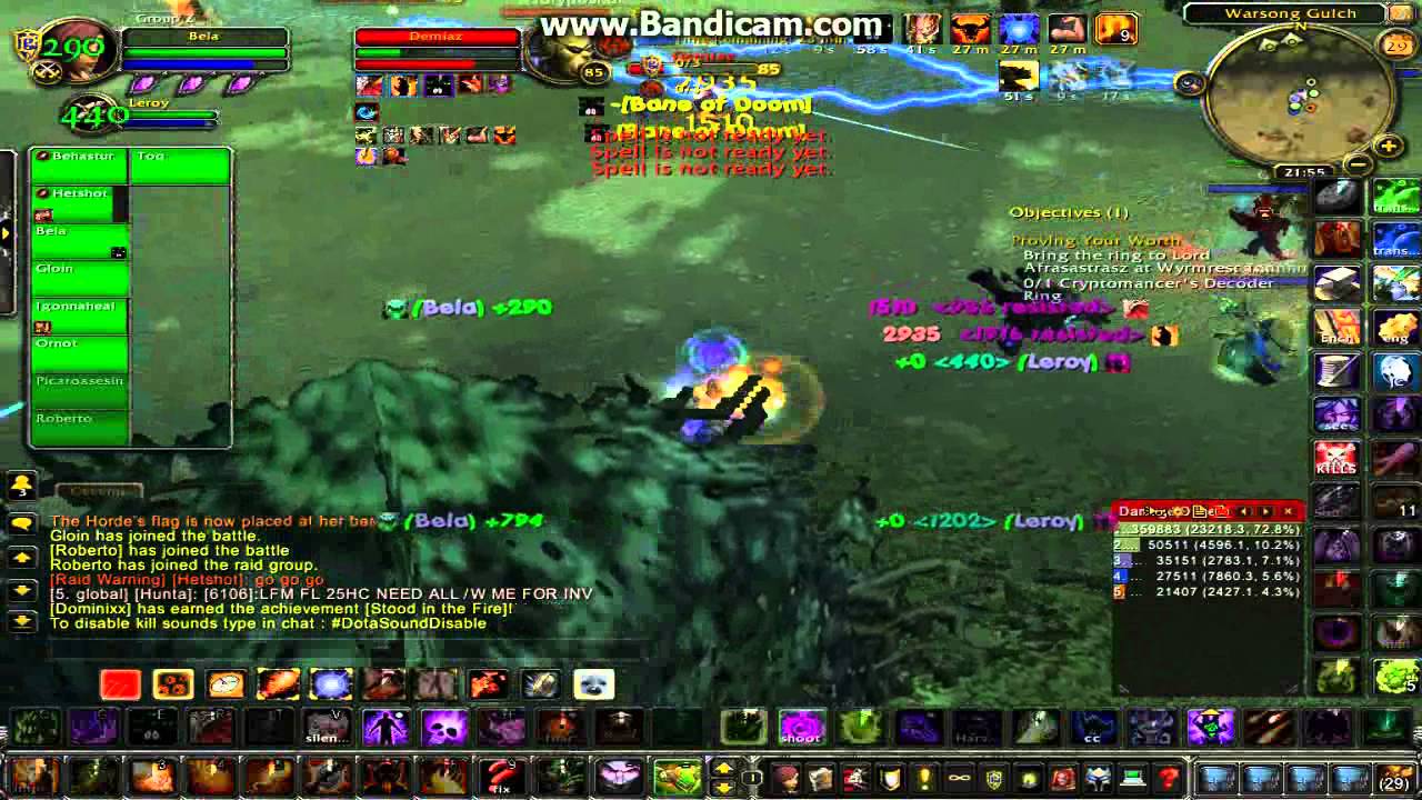 WoW - Destruction Warlock 85 4.3.4 pvp
