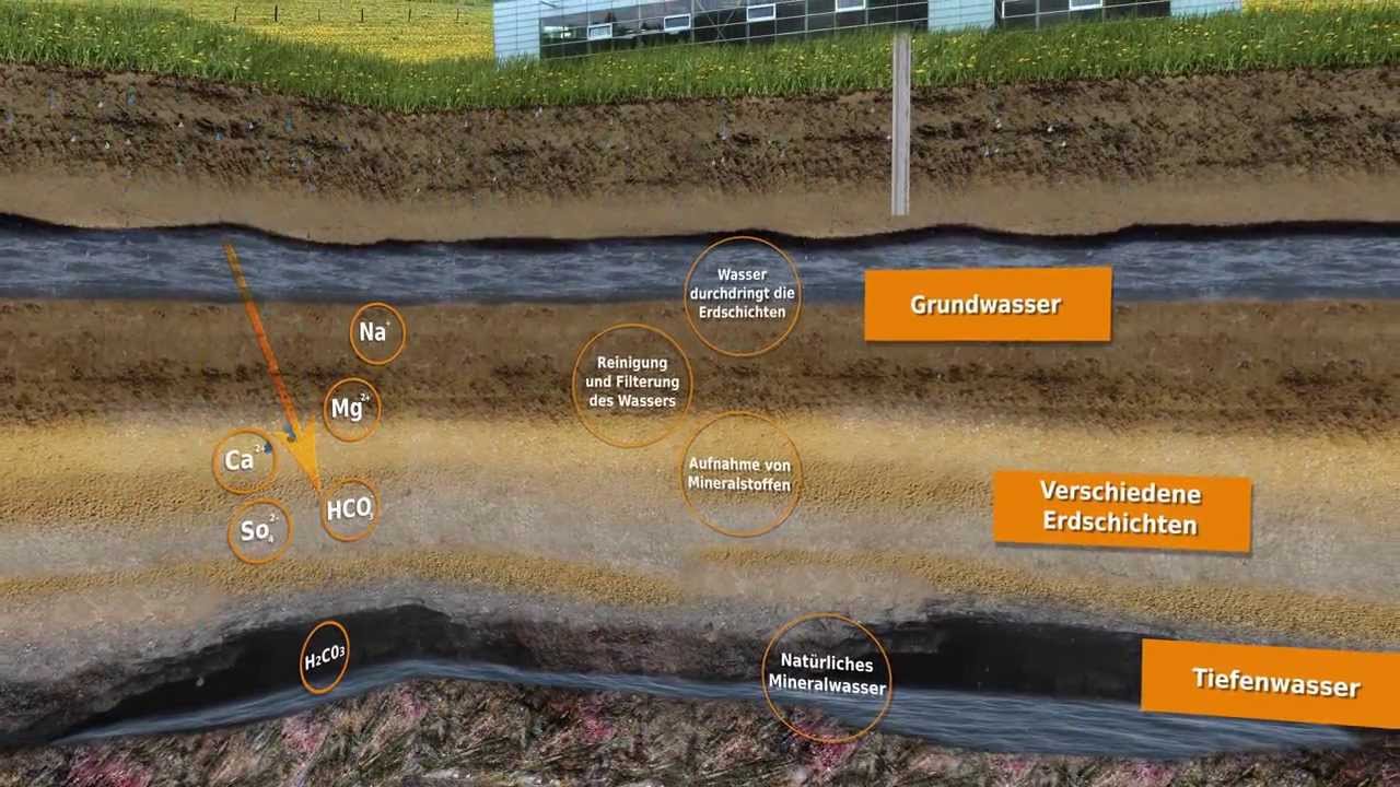 Animation: Wie entsteht Mineralwasser?