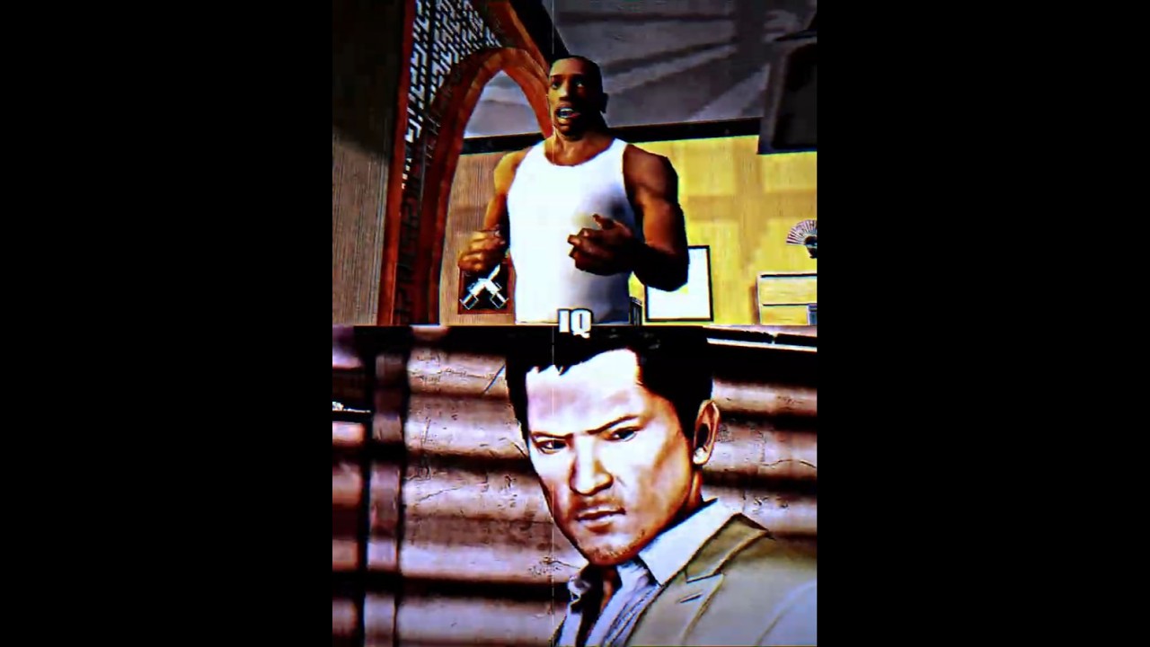 Carl Johnson (San Andreas) Vs Wei Shen (Sleeping Dogs) #shorts #gta #gtasanandreas #sleepingdogs