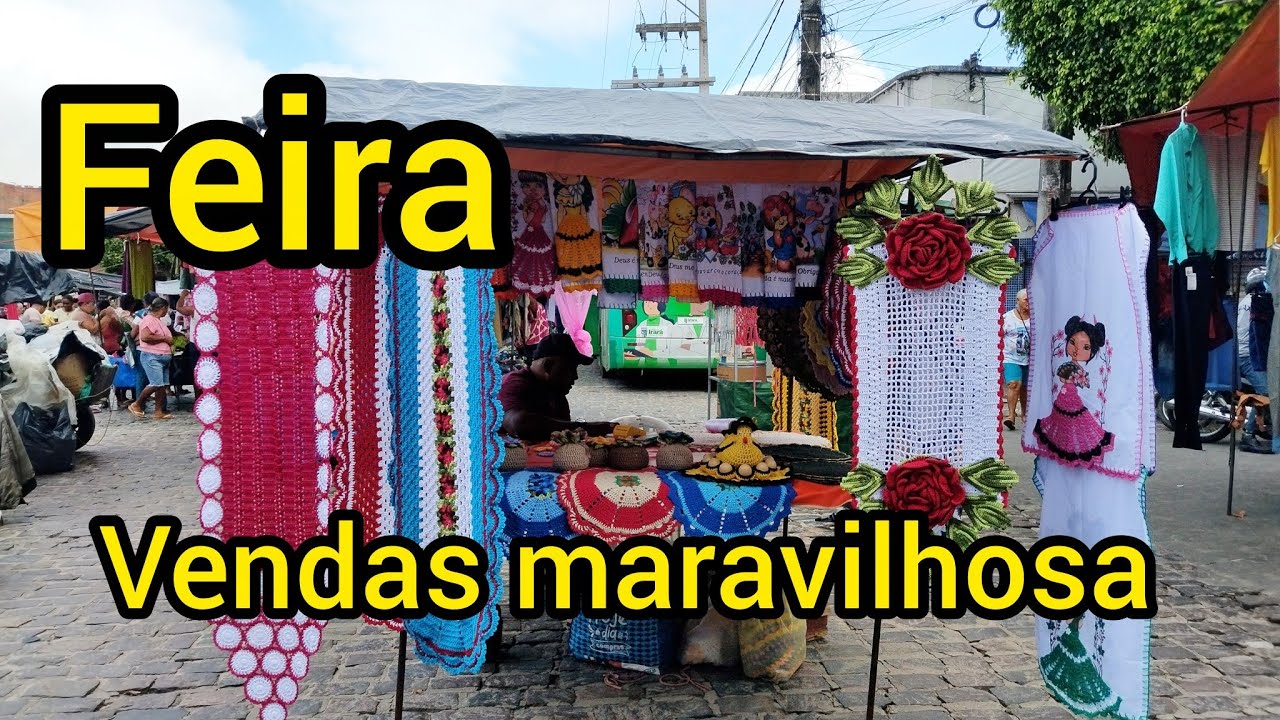 Feira ) depois de um mês de volta par feira 😄 vem conferir 