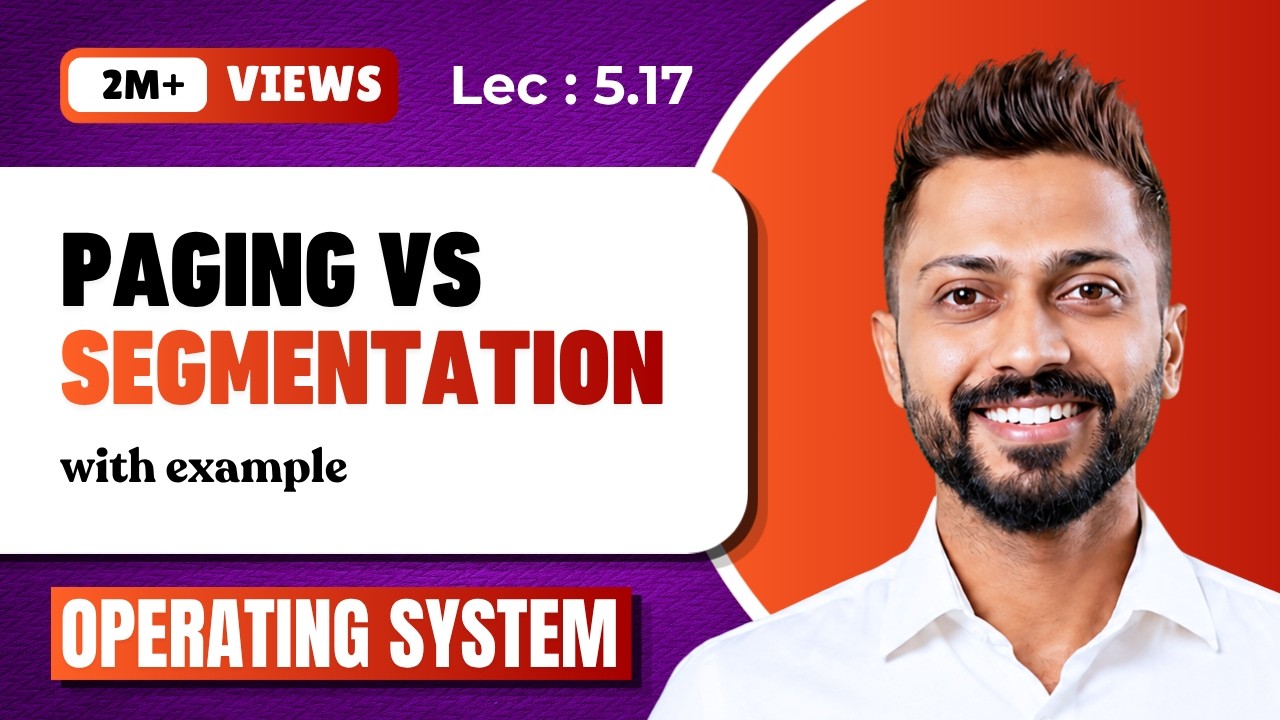 L-5.17: Segmentation Vs Paging | Segmentation Working | Operating system
