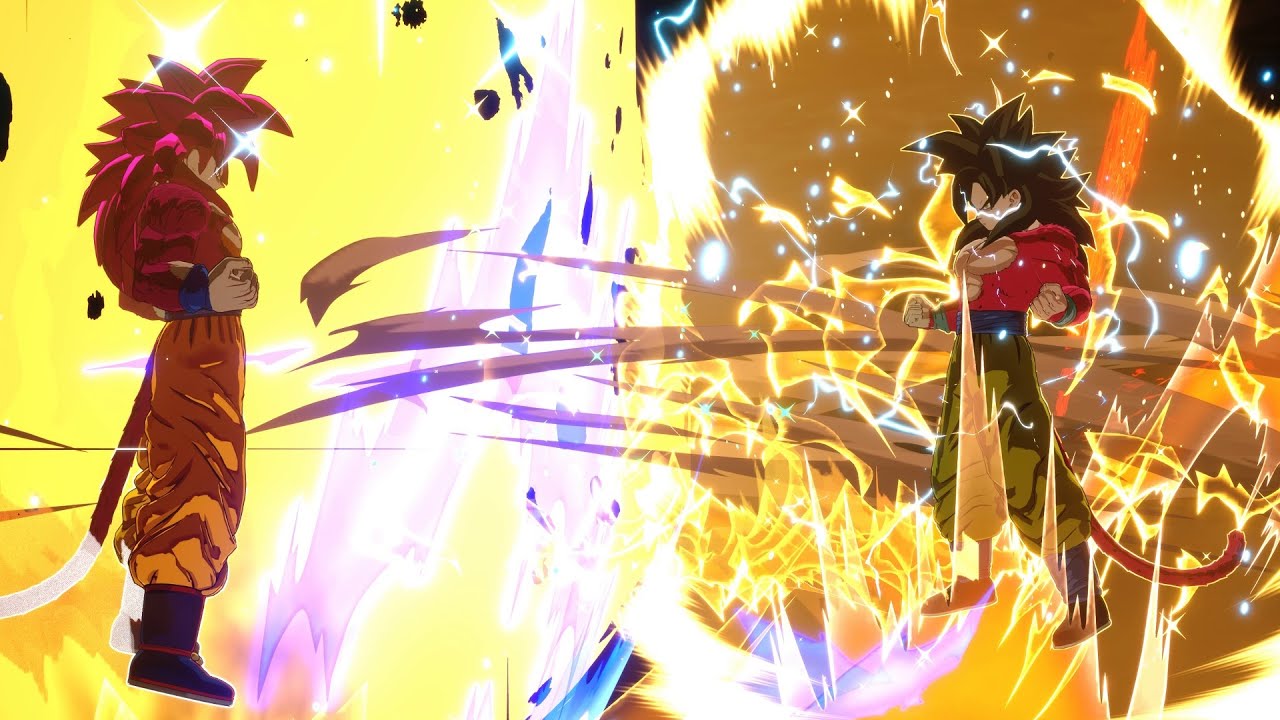 Super Saiyan 4 vs Super Saiyan 4! (Face off)