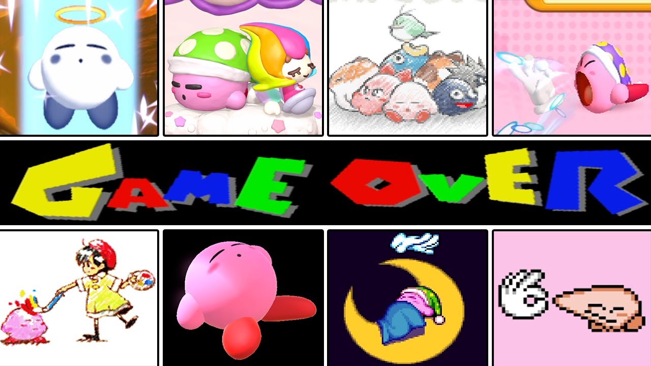 カービィのゲームオーバー集 まとめ 【進化の歴史】 星のカービィ～カービィディスカバリー(1992～2022) Wii デラックス発売記念