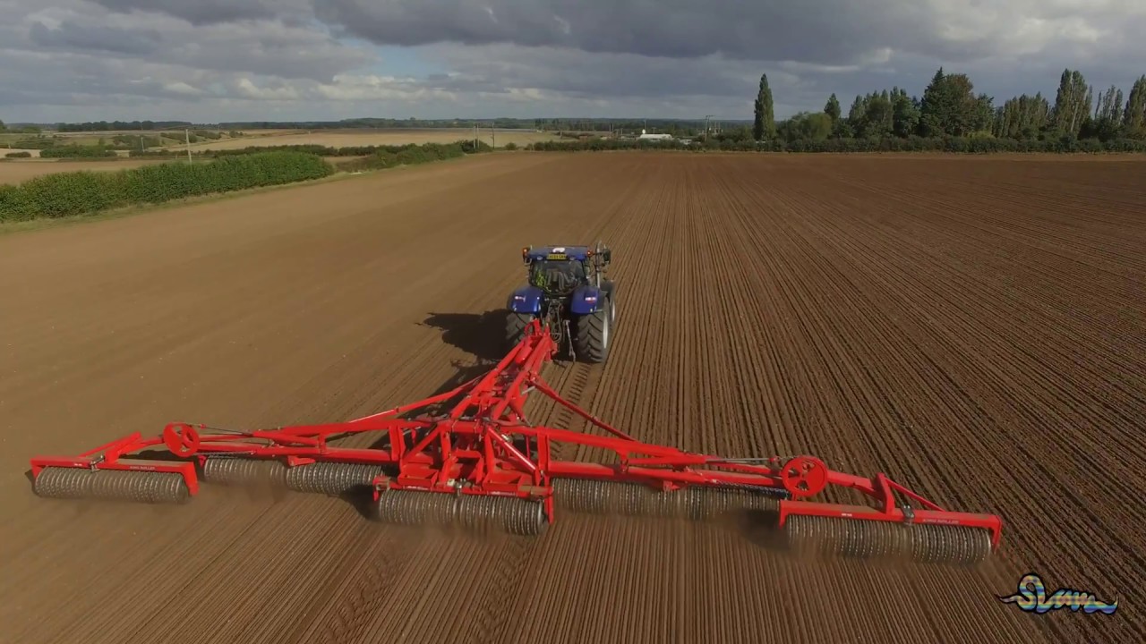 ROLLING WINTER BARLEY WITH HEVA KING ROLLERS DGPS 2.5 CM ACCURACY