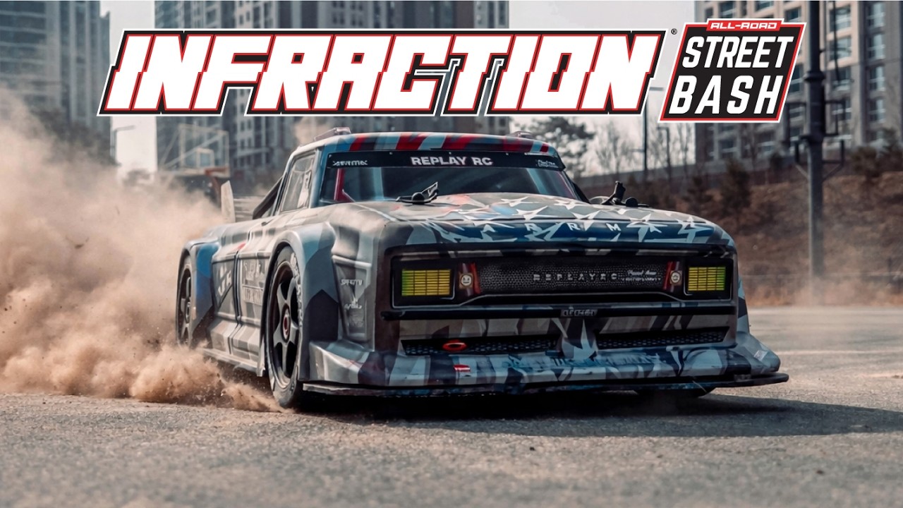 ARRMA Infraction Basketball Court RC Bash Session