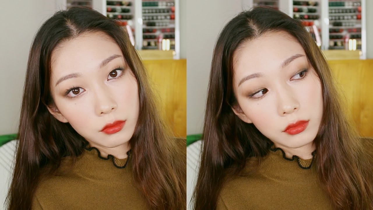 (요청)GRWM카키올리브 벽돌 메이크업