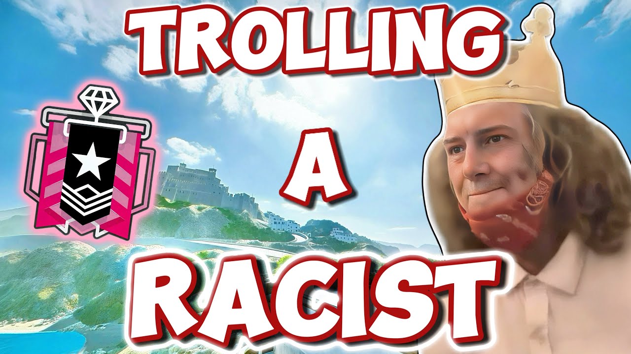 Trolling a RACIST Unc in Ranked