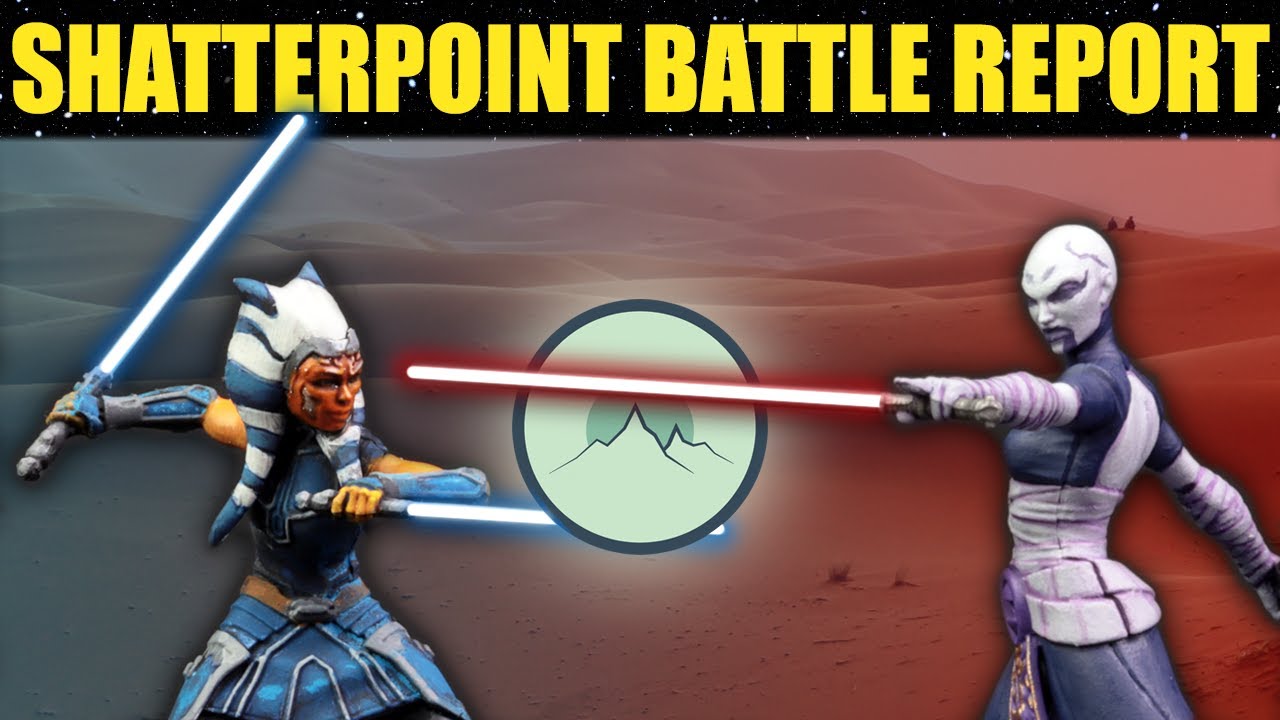 Энакин и Асока против Мола и Асажж [Star Wars: Shatterpoint Battle Report]