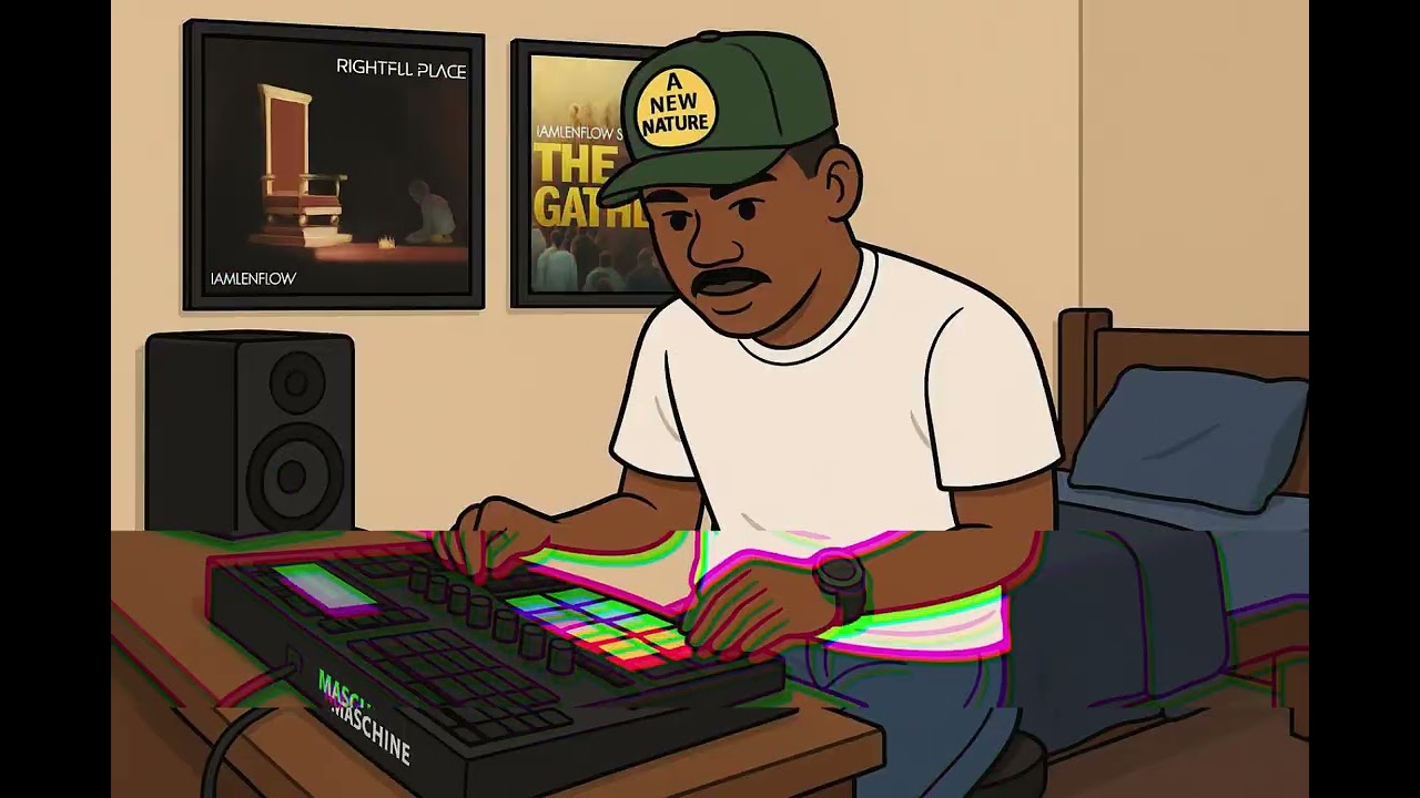 iamLenflow Maschine mk3 beat making #apttmh #yahuah #yahuahmusic #beatmaking #samplemusic 