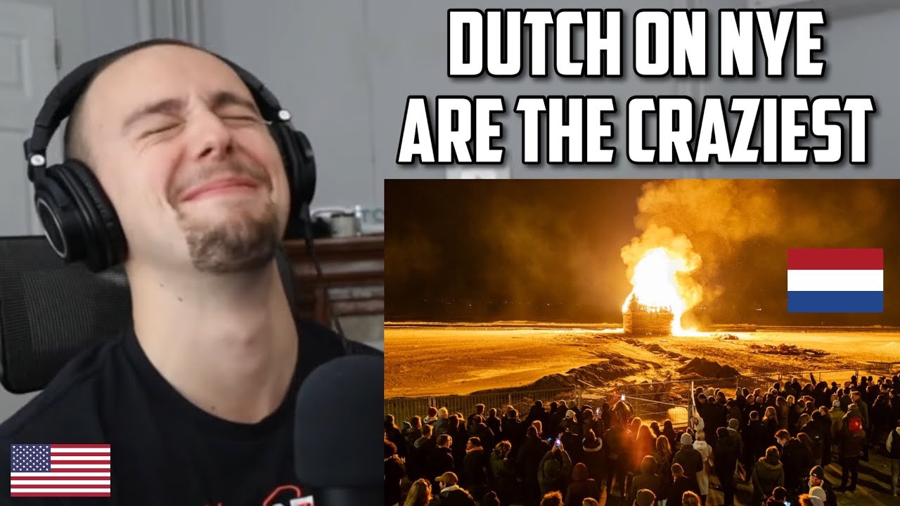 American Reacts to FIREWORKS: when DUTCH people go completely NUTS...