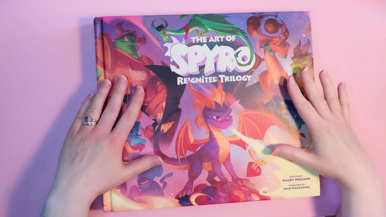 ASMR | The Art of Spyro Reignited Trilogy Book (Page Flipping)