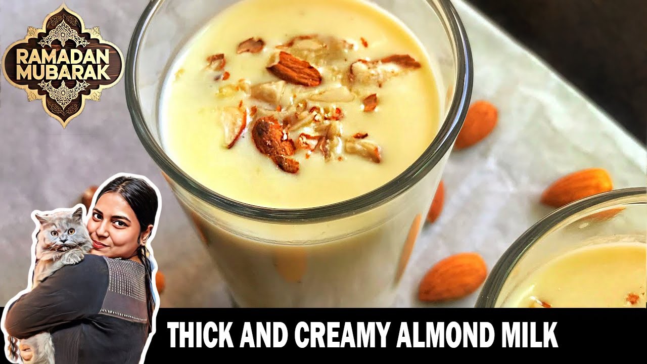 CUSTARD BADAM MILK RECIPE | Iftar Recipes With Khana Wana With Saba😍 | Badam Sharbat Recipe |
