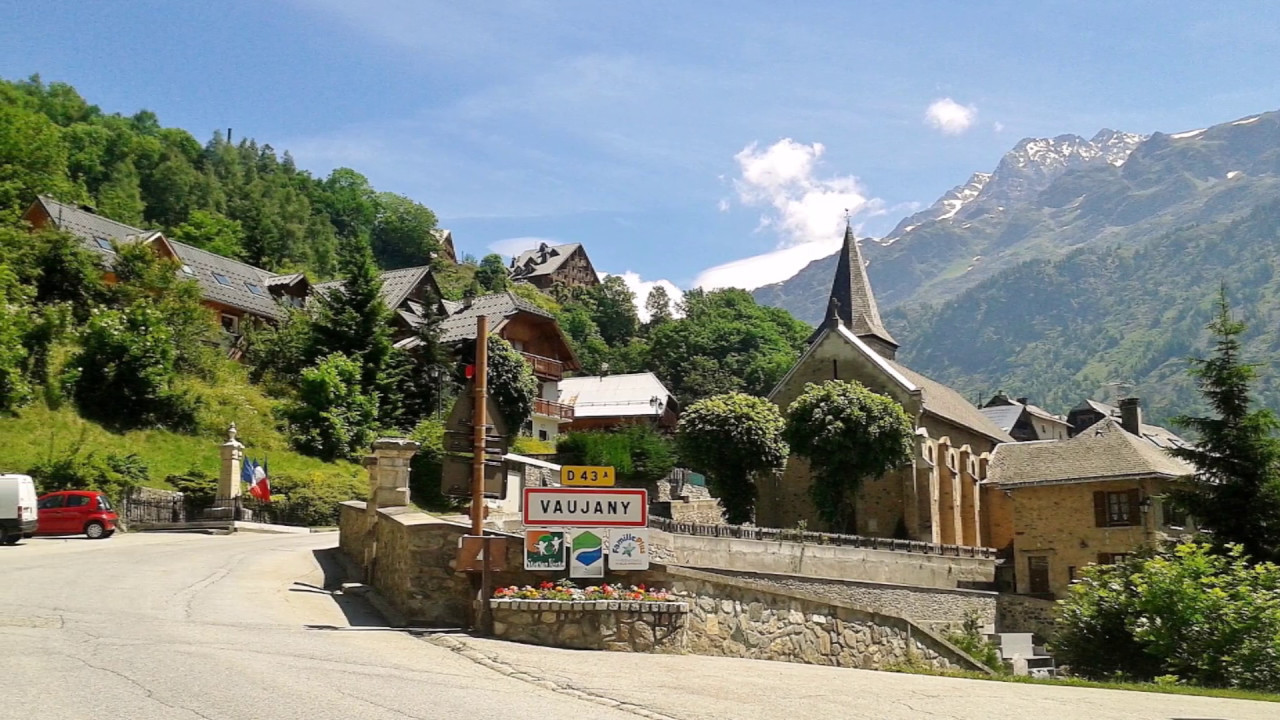 Cols des Alpes en vélo. Vaujany et le col du Sabot.