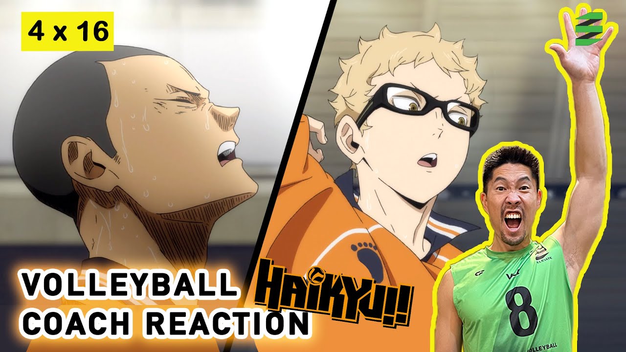 Volleyball Coach Reacts to HAIKYUU S4 E16 - Tanaka's breakthrough moment vs Inarizaki!
