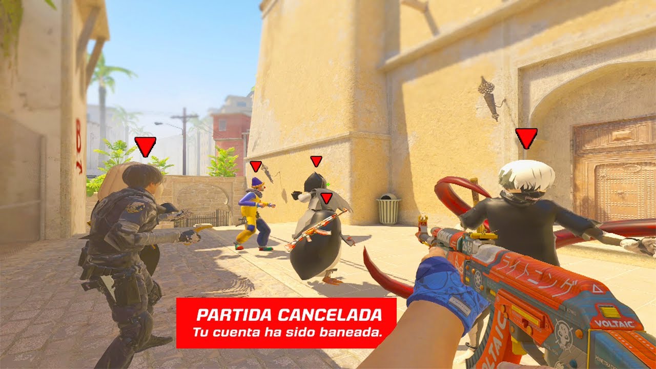 Jugué con MODS al CS2 (me banearon)