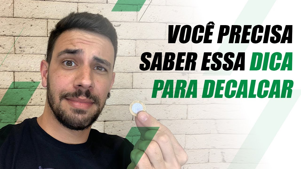 Você precisa saber essa dica para decalcar