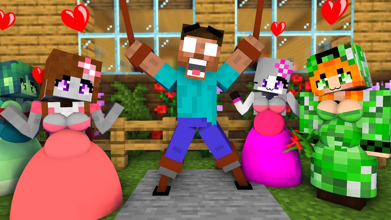 Monster School : Love Curse Brewing - Minecraft Animation