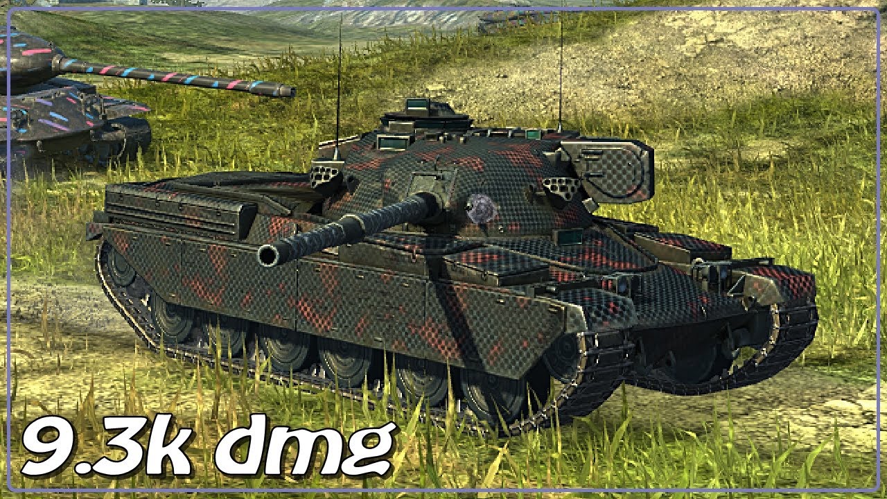 Chieftain Mk.6 • 3 frags • 9.3k dmg • WoT Blitz