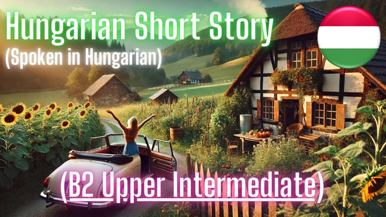 Hungarian Short Story (Spoken in Hungarian) with Quiz and Subtitles [B2 Upper Intermediate Level]