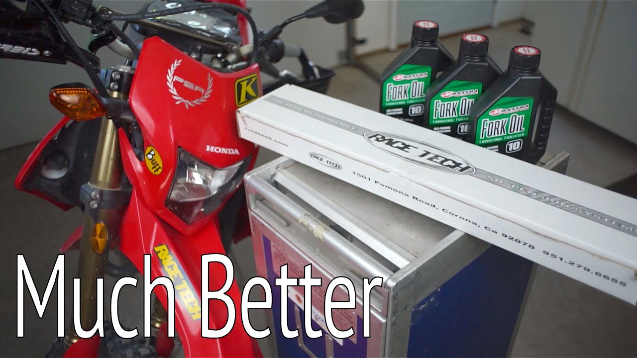 CRF250L - Race Tech Fork Upgrade