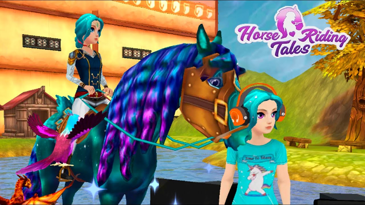 Получила КОСМИЧЕСКУЮ ФРИЗСКУЮ 🌺 Выполняем квесты 😃Покупка эмоций в Horse Riding Tales