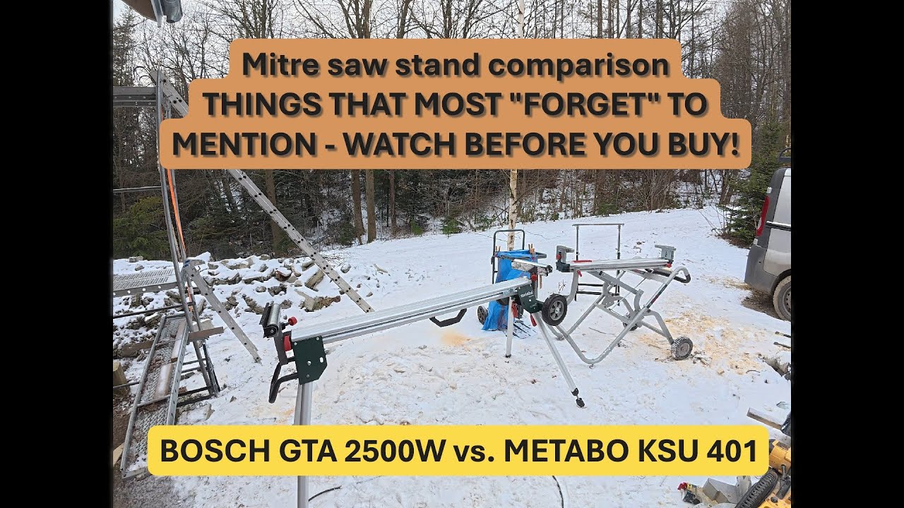Mitre Saw Stand Comparison: Bosch GTA 2500W vs. Metabo KSU 401