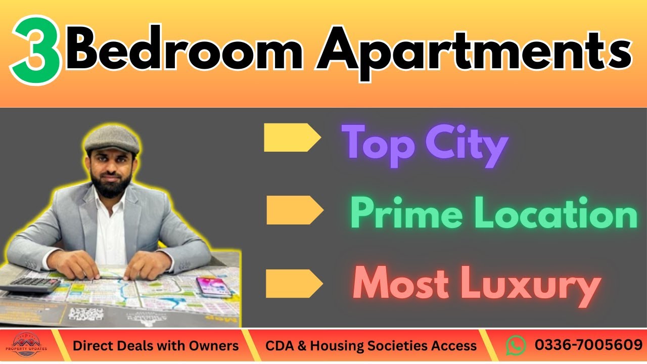 3 Bedroom Apartment for Sale in Top City Islamabad &ndash; Premium Living Near Airport