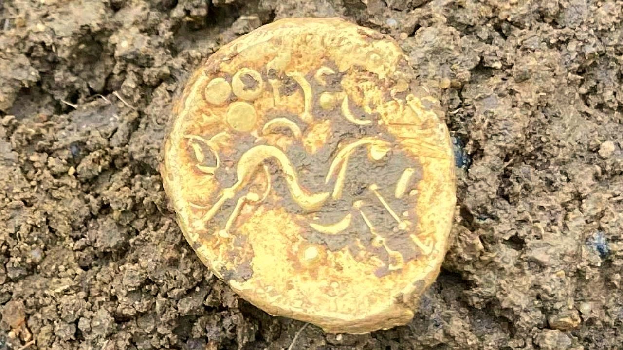 50BC Iron Age Gold Stater Found Metal Detecting UK