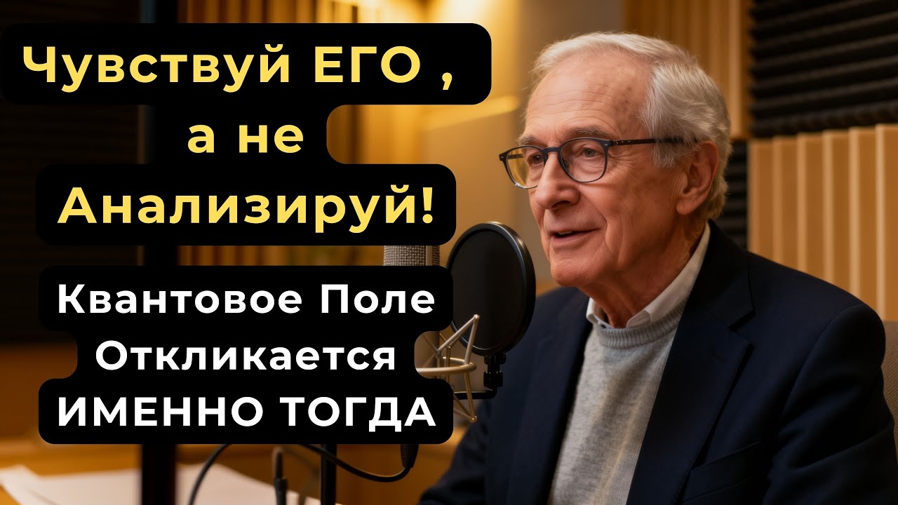 Квантовое Поле Откликается Тогда, Когда Ты Чувствуешь, А Не Когда Анализируешь