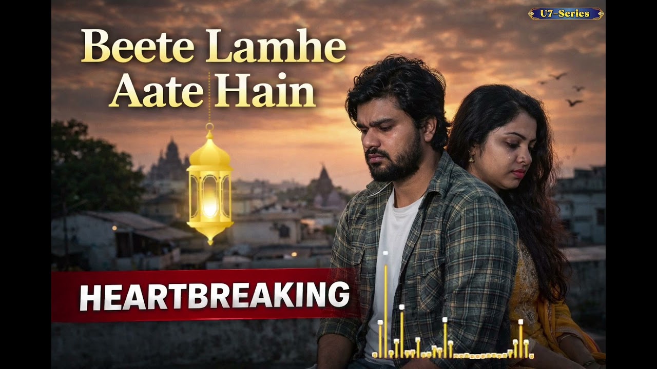 Beete lamhe ate hain| sad 💔song | U7-Series #trending #song #sadsong 