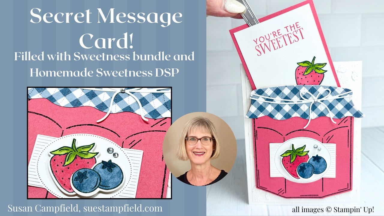 Secret Message Card! Pull the Spoon Handle to Reveal The Message from the Jam Jar!