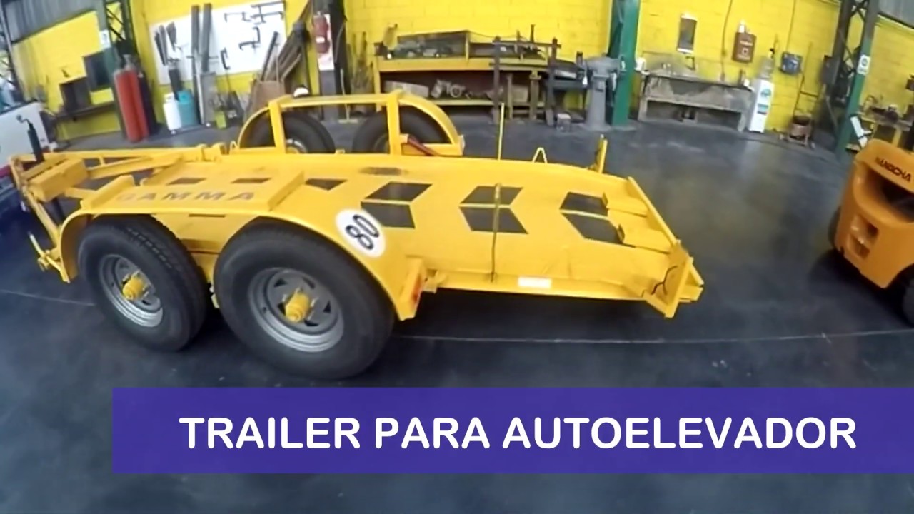 TRAILERS IYC - Trailer para Autoelevador - Carreton - Montacargas - Funcionamiento -  IYC SRL