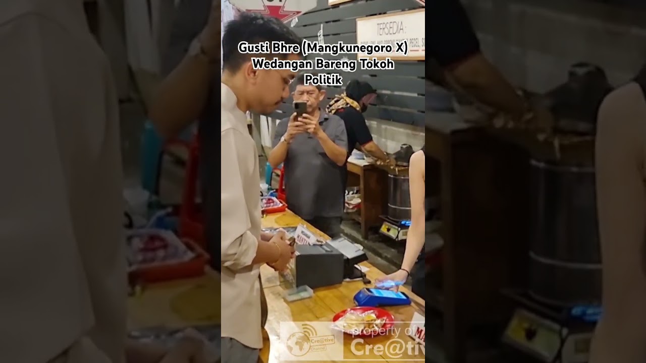 Gusti Bhre (Mangkunegoro X) Wedangan Bareng Tokoh Politik #solo #mangkunegaran #mangkunegoro