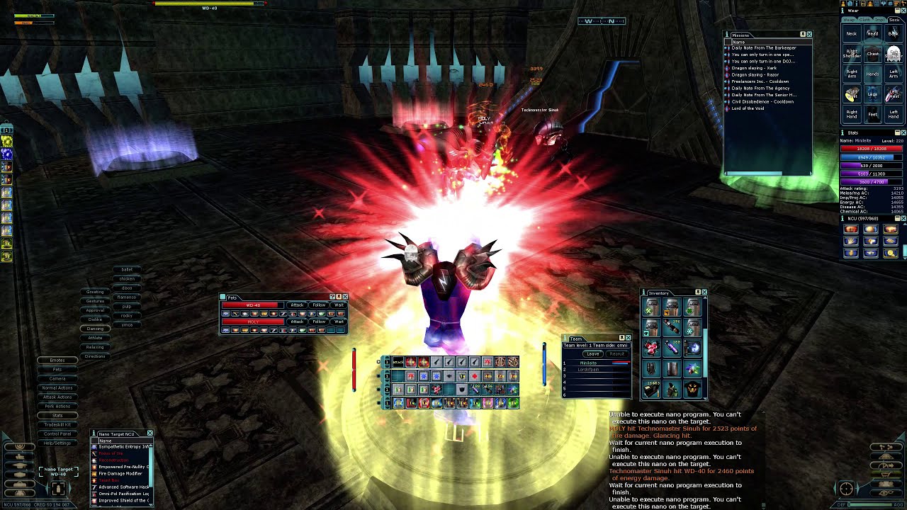 Anarchy Online - Mitaar solo (Technomaster Sinuh) - Engineer