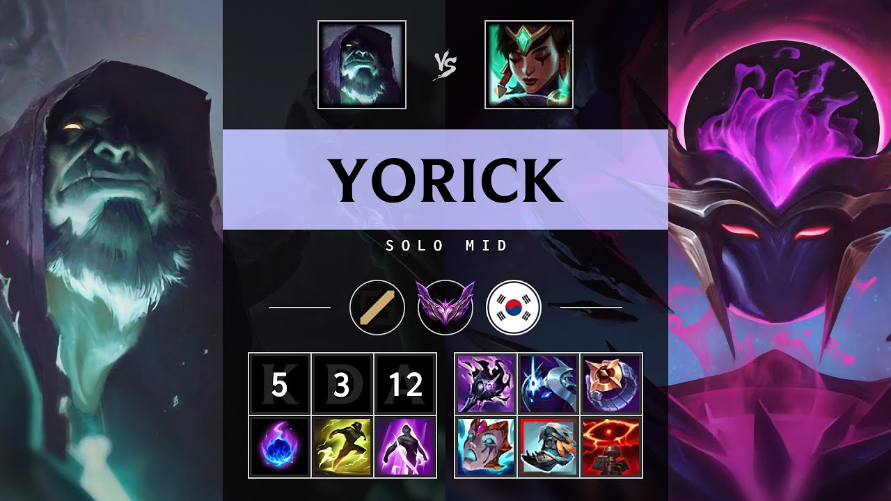 Yorick Mid vs Karma - KR Master Patch 25.17