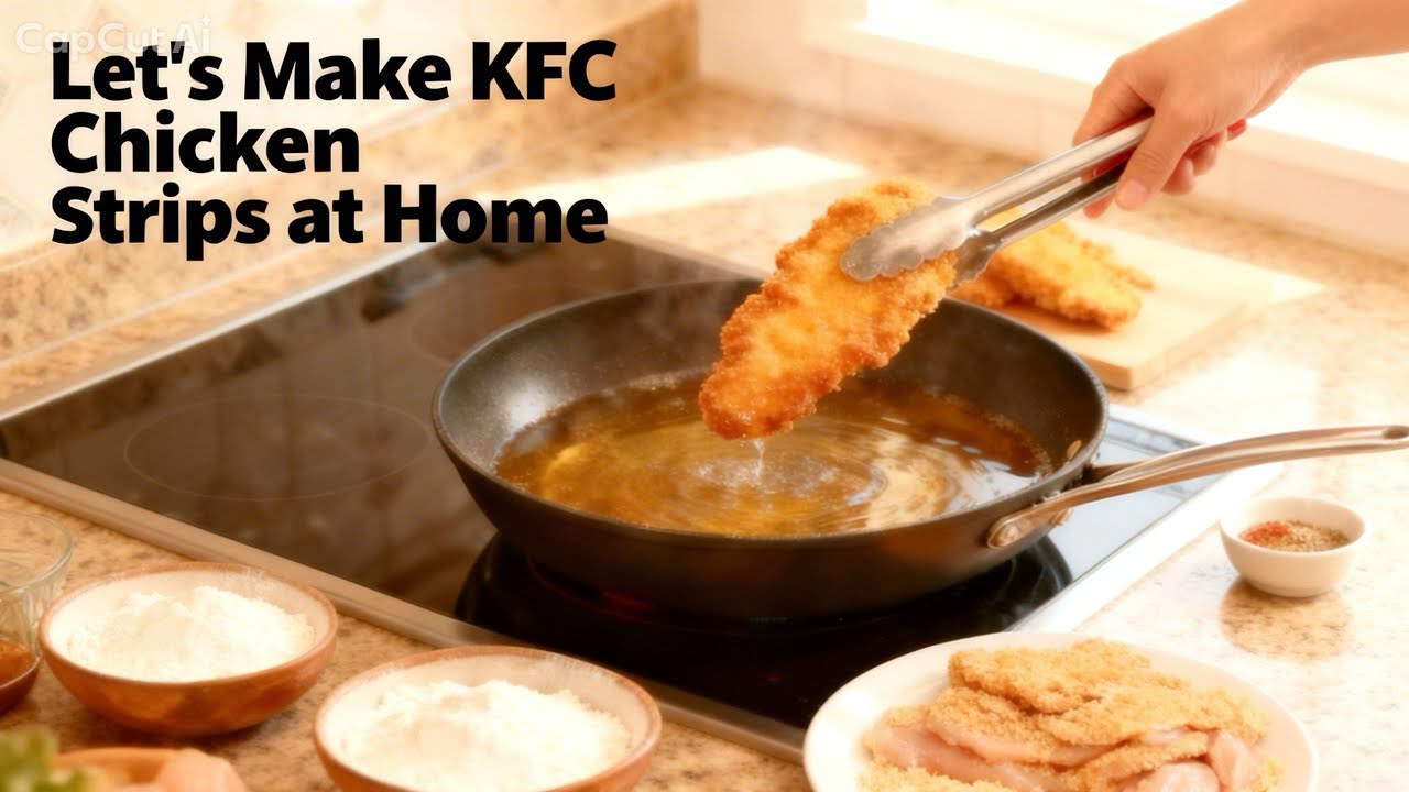 Chicken breast strips recipe,fried chicken tenders recipe,double chicken,kfc chicken at home#kfchome