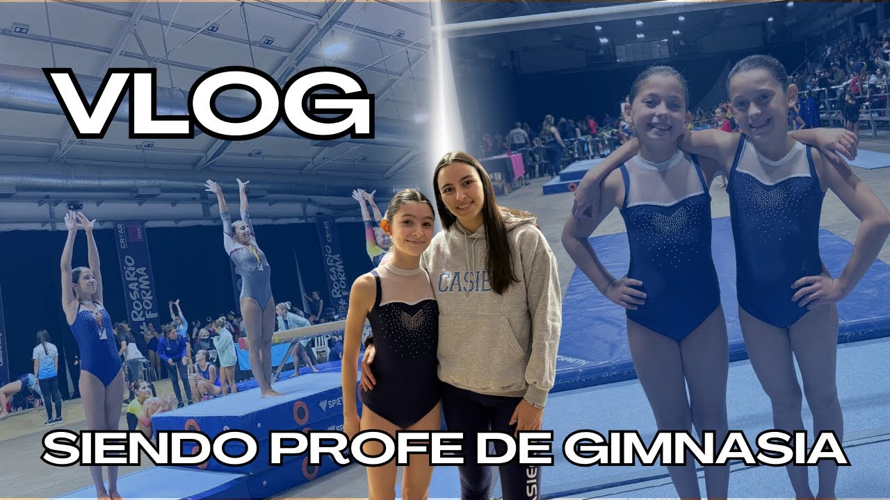 Un FINDE siendo PROFE de GIMNASIA en TORNEO | Vlog