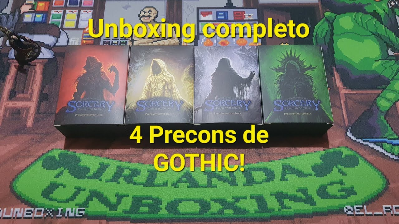 Unboxing da caixa de Precons de GOTHIC de Sorcery: Contested Realm!