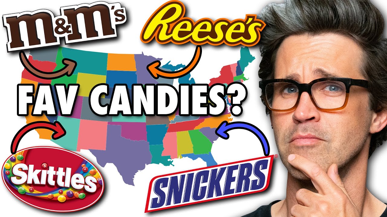 What's The Most Popular Candy In Each State?