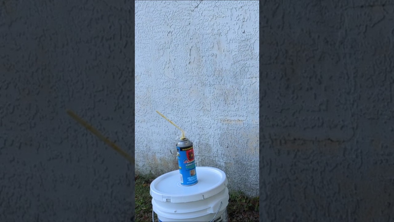 22cal pellet vs Great stuff foam can 
