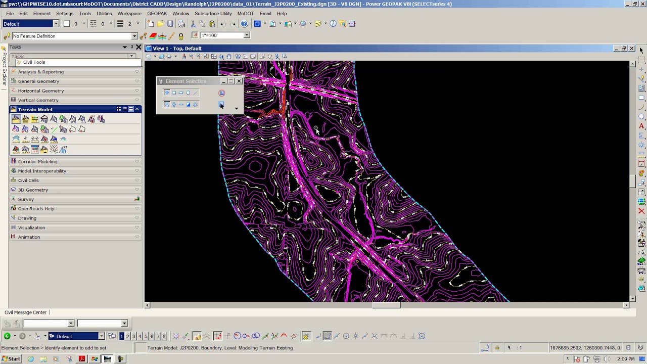 Road1 SS4 1.2 Terrain Model Group Exercise