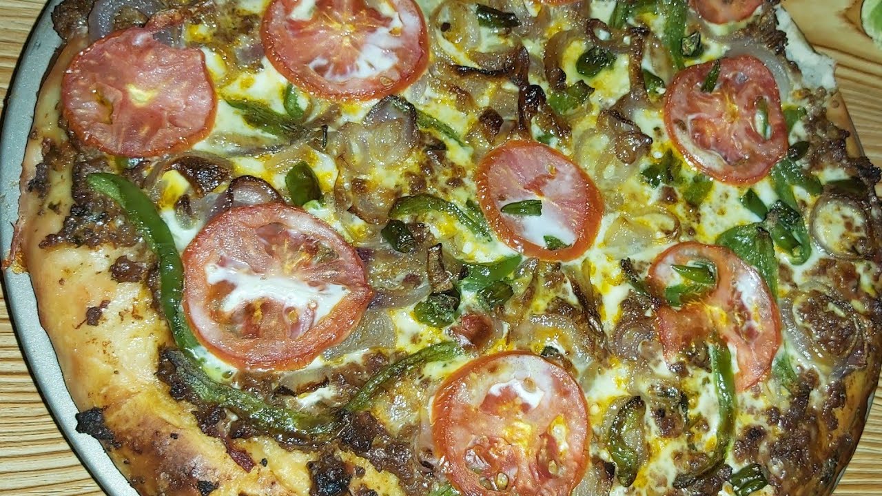 JINSI YA KUPIKA PIZZA BILA CHEESE |MKATE WA NYAMA |MEAT CAKE|SWAHILI PIZZA