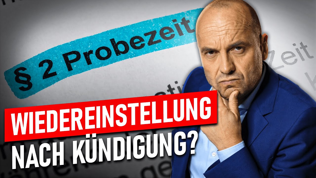 Kündigung in Probezeit + Wiedereinstellungsangebot?