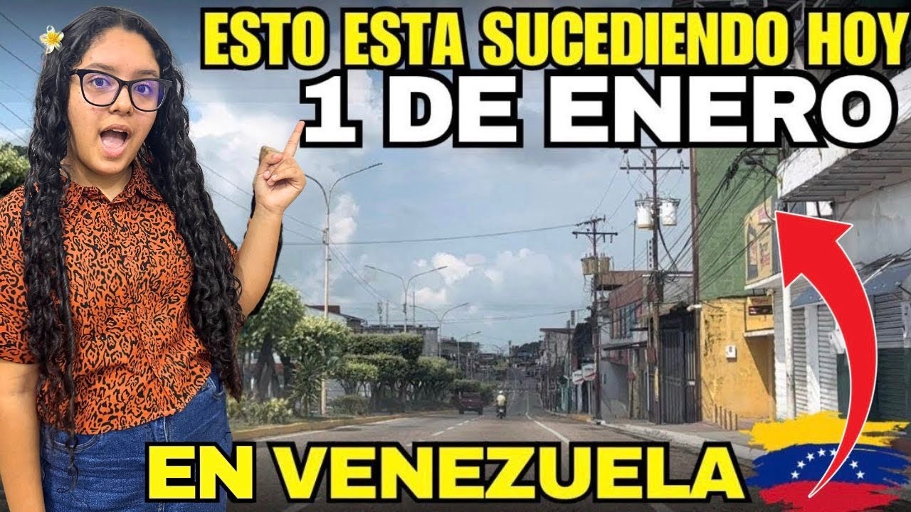 ¡Una LOCURA! así está VENEZUELA HOY 01 de Enero 2026