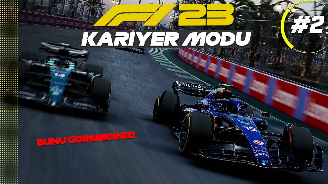 BUNU HİÇBİR YERDE GÖRMEDİNİZ İNANILMAZ! - F1 23 Türkçe Kariyer Modu - Bölüm 2 | F1 23 Türkçe