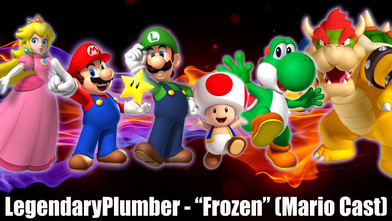 Let It Go - Frozen - Mario Cast Ft. LegendaryPlumber