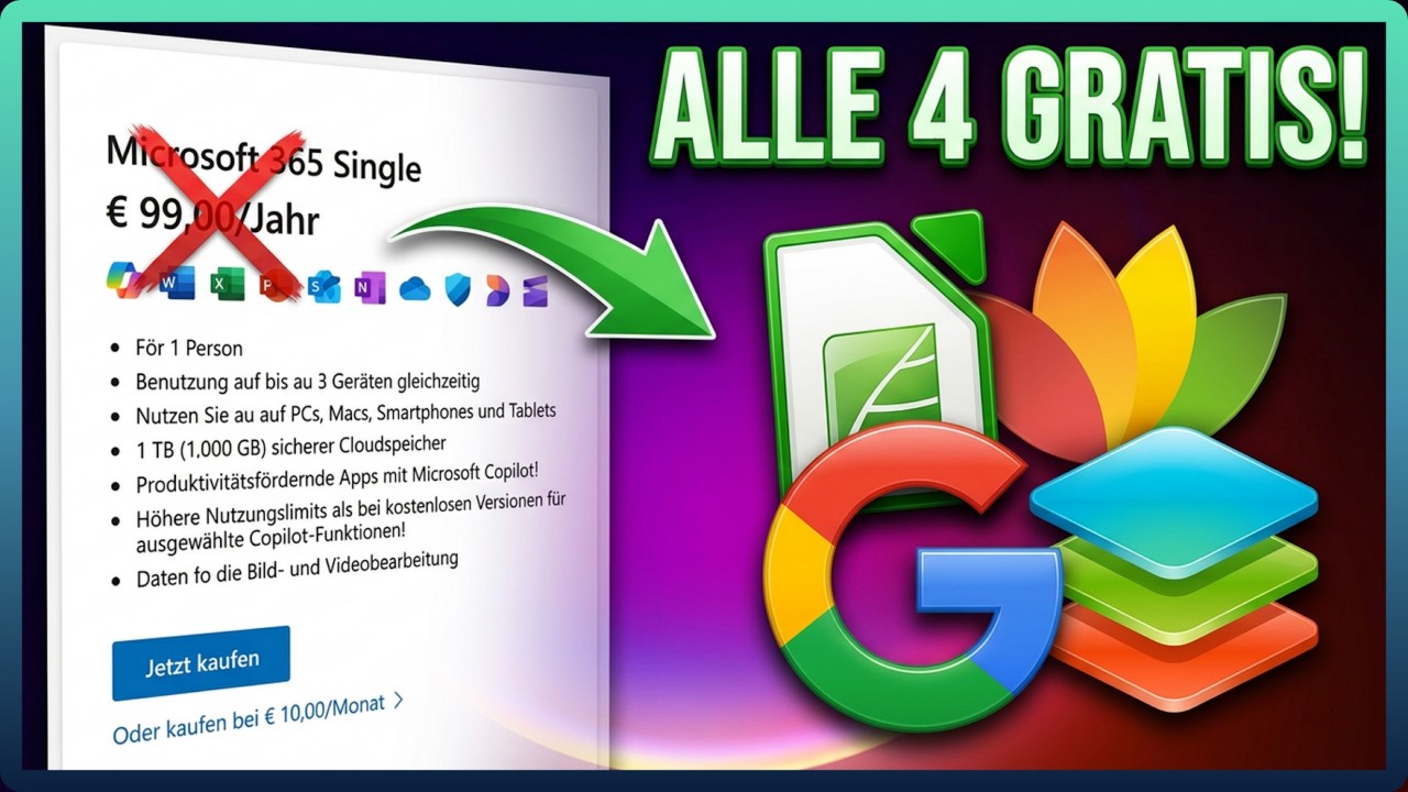 Die besten kostenlosen Alternativen zu Microsoft Office (2026) – Kein Abo, kein Risiko!