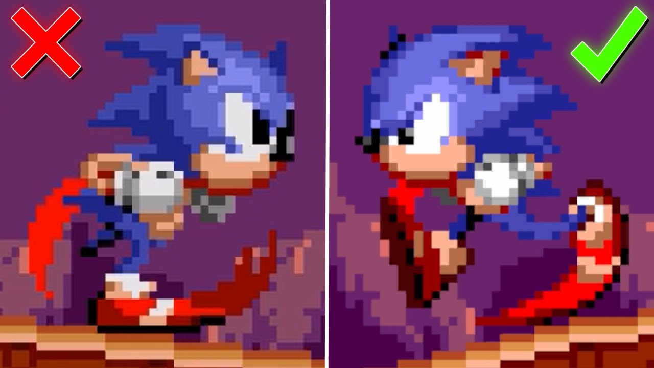 Angie's Sonic Sprites [Sonic Forever mods Gameplay]