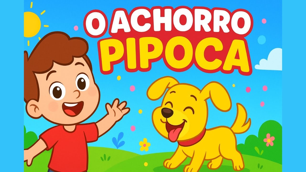 🎶 O Cachorro Pipoca – Música Infantil Divertida e Fofa para Crianças! 🐶🌈