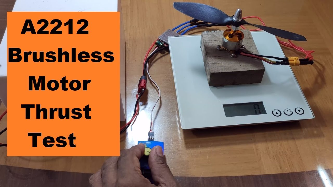 A2212 Brushless Motor Thrust Test